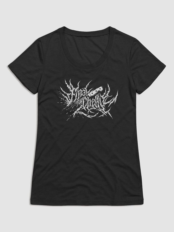 Keep It Metal White Logo Womens Triblend Printed Tee product image (1)