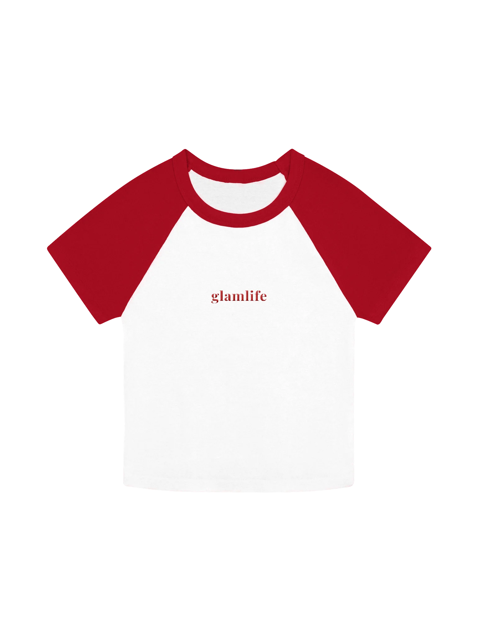 Glamlife Red Two Toned Crop product image (1)