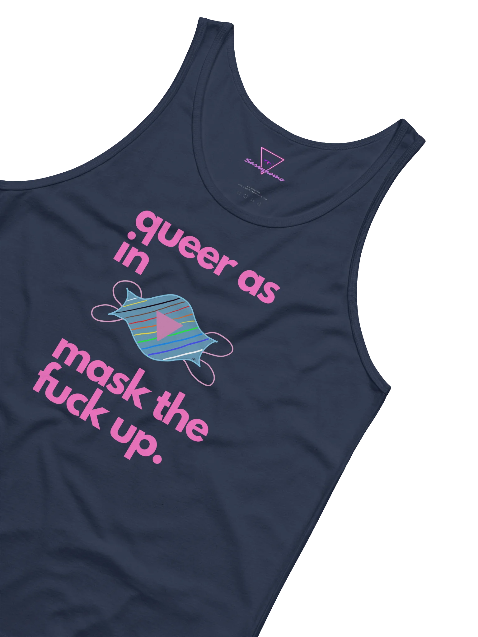 Queer As In Mask TF Up tank product image (21)