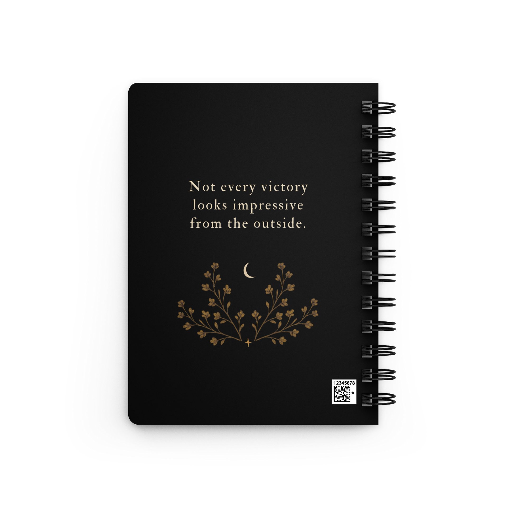 Tiny Good Things For Difficult Bodies Journal | Gothic Chronic Illness Notebook product image (2)
