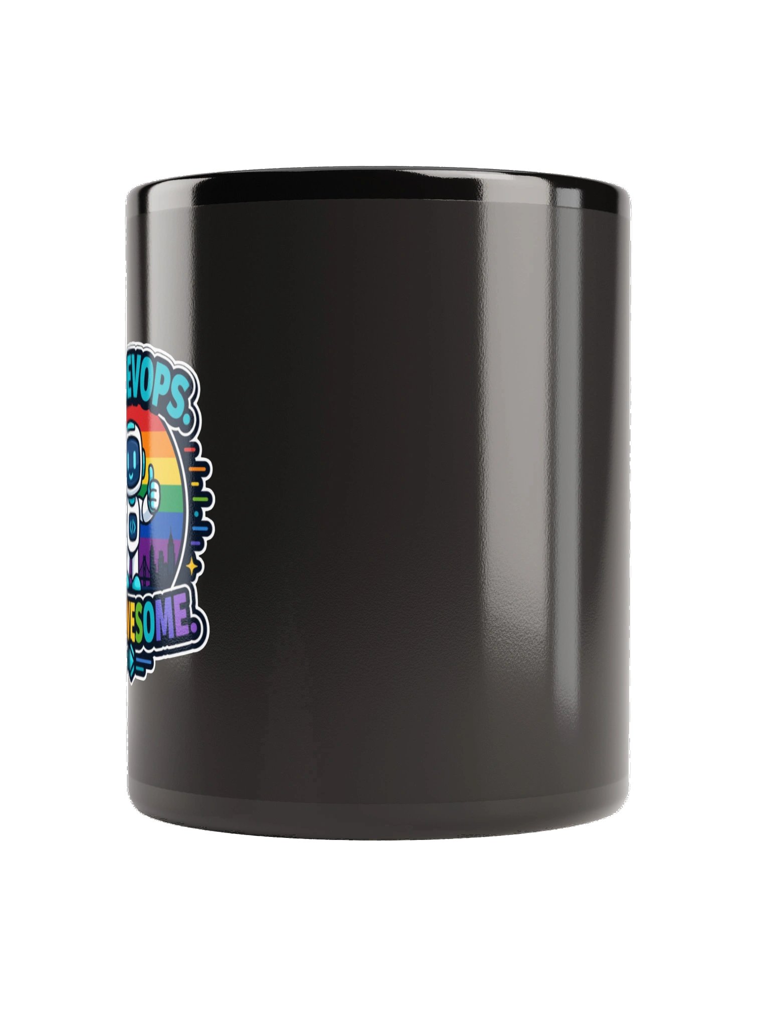 Do DevOps. Be Awesome. Pride Robot Mug product image (4)