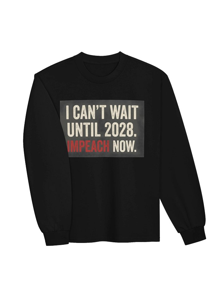 Impeach Unisex Premium Heavyweight Long Sleeve Shirt product image (2)