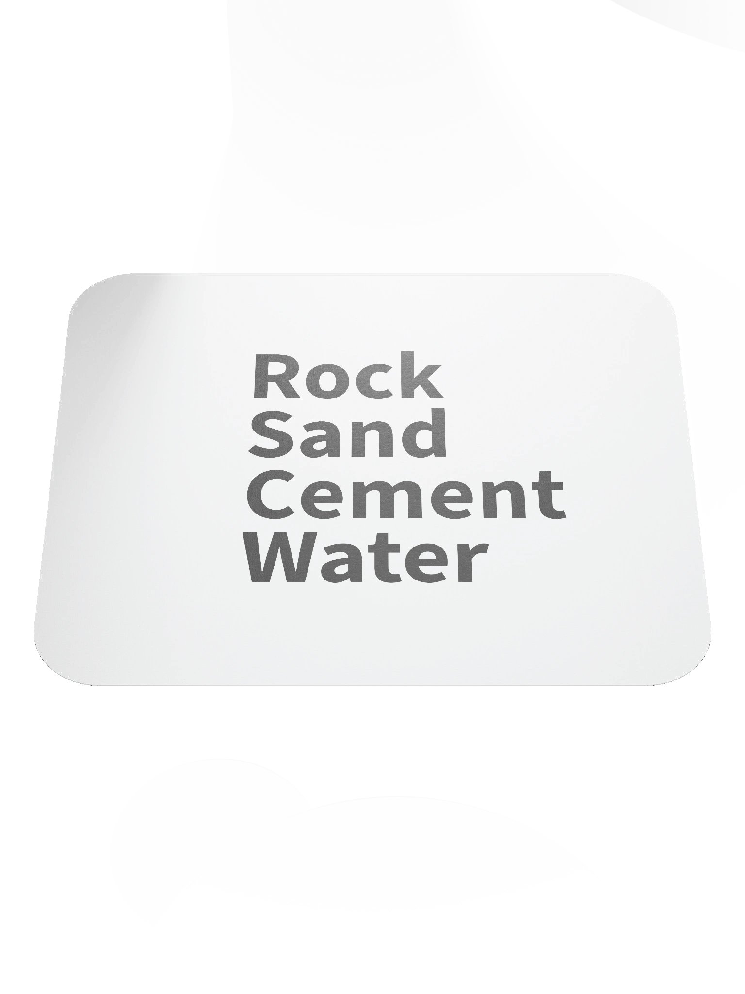 White Mouse Pad product image (1)