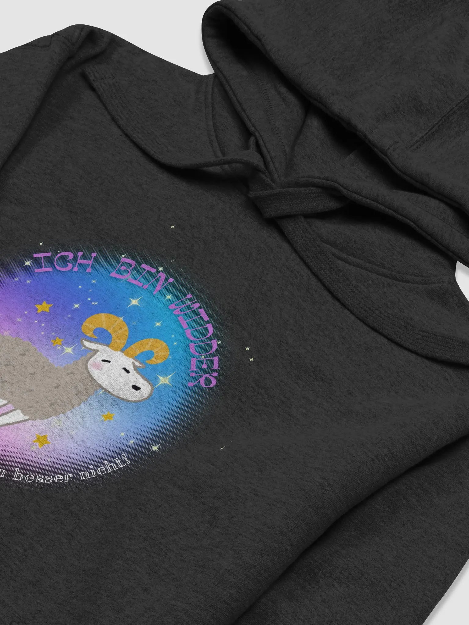 Ich bin Widder Hoodie Kaputzenpullover product image (12)