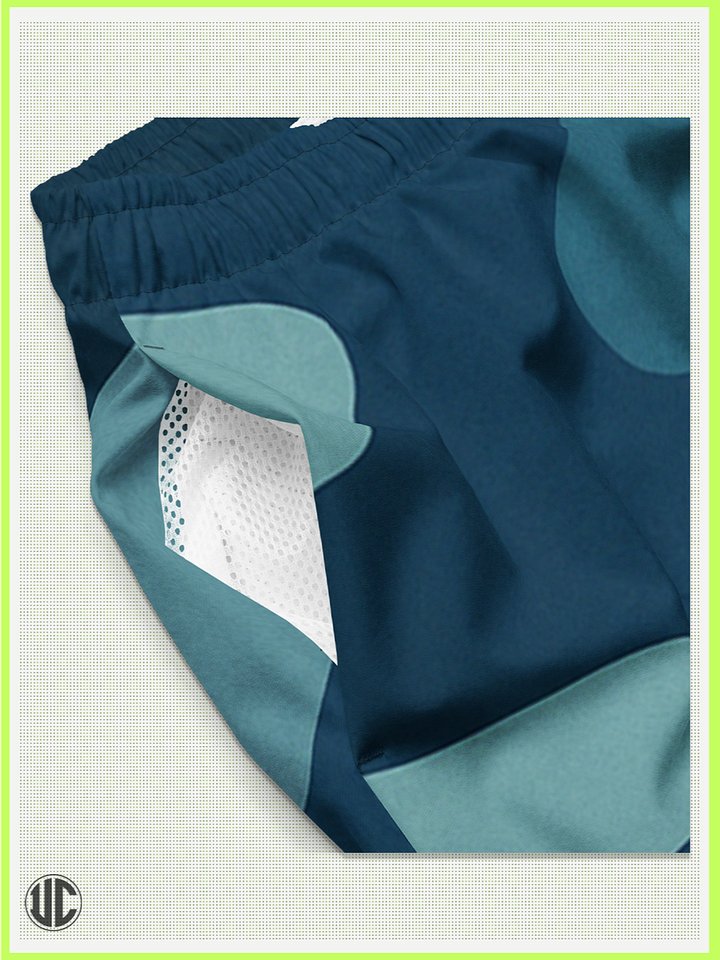 Zahra's Ocean Wave Camo - Men’s Swim Trunks product image (2)