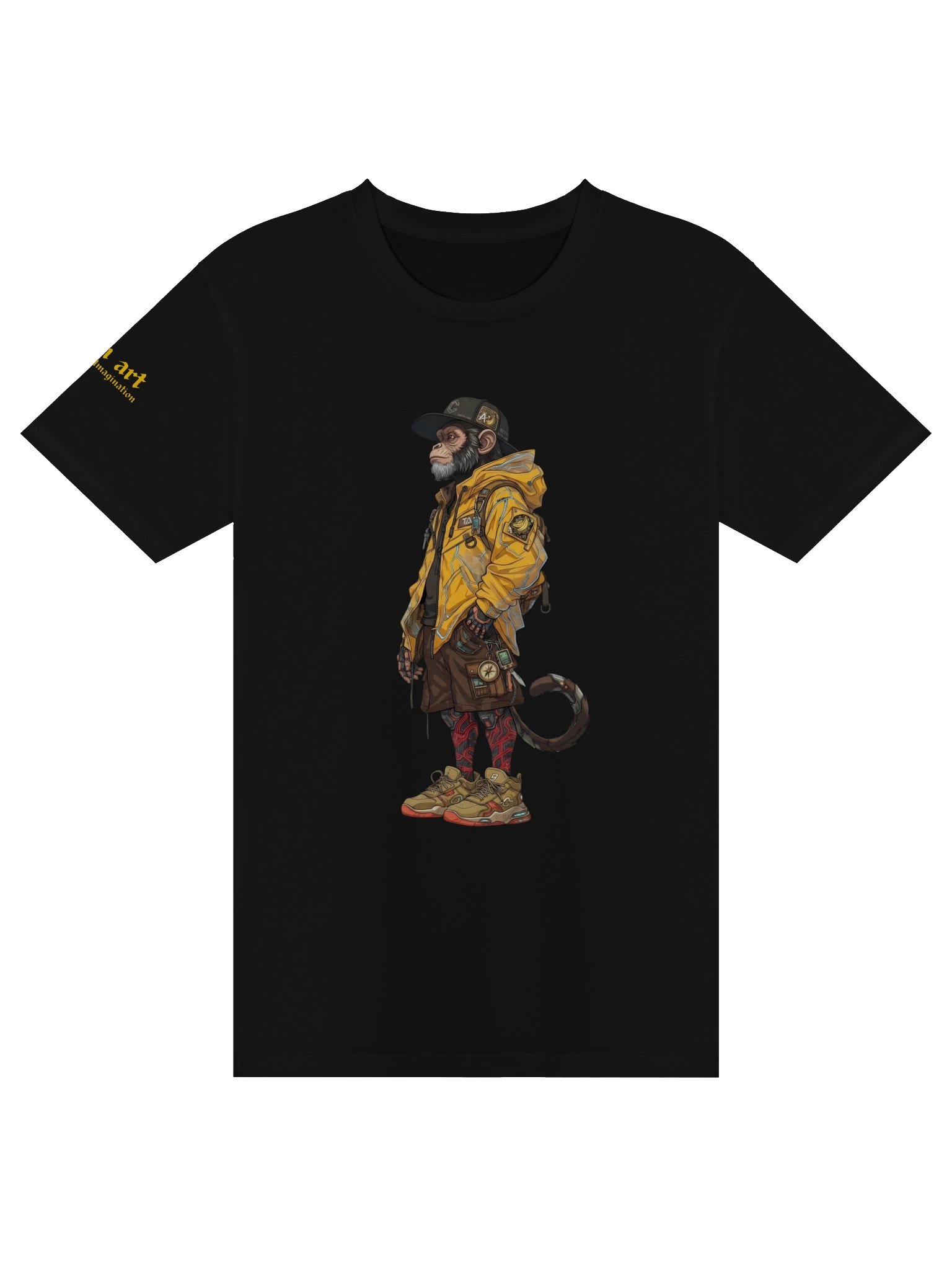 Cyberpunk techwear Monkey Tee product image (1)