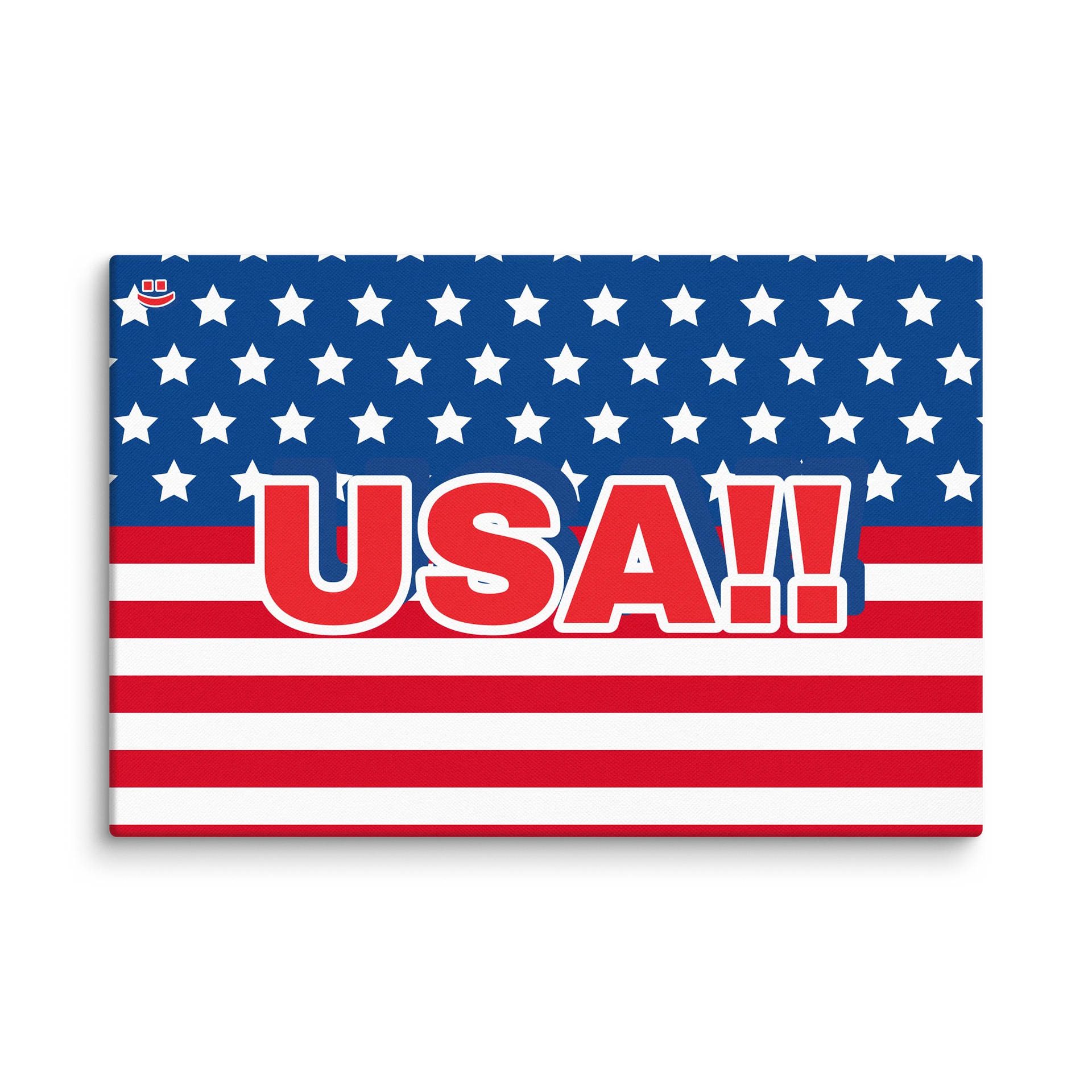 USA! Smiley 40"x60" Wall Art product image (1)
