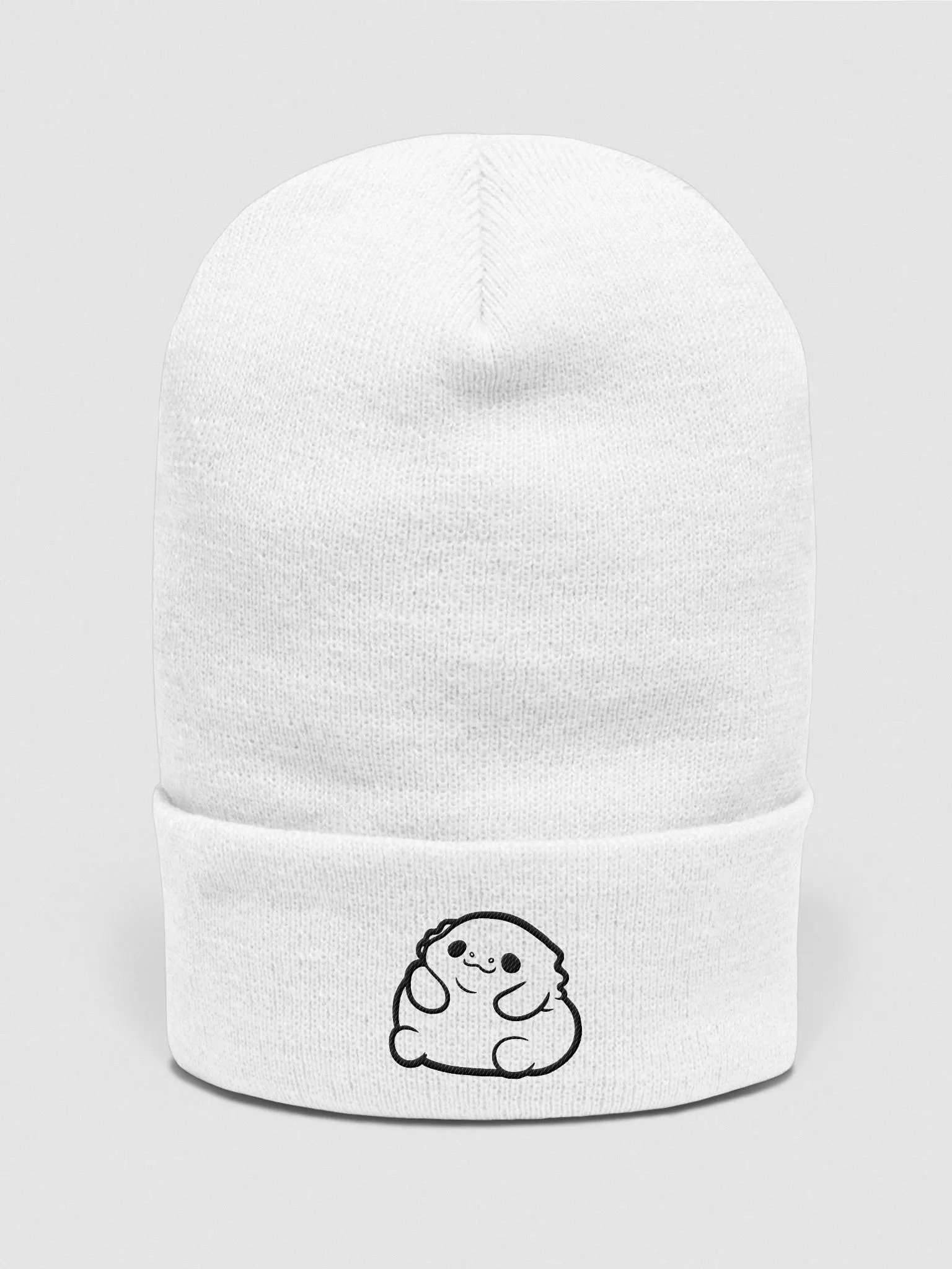 SITTING CHONKY - Beanie Black Embroidery product image (1)