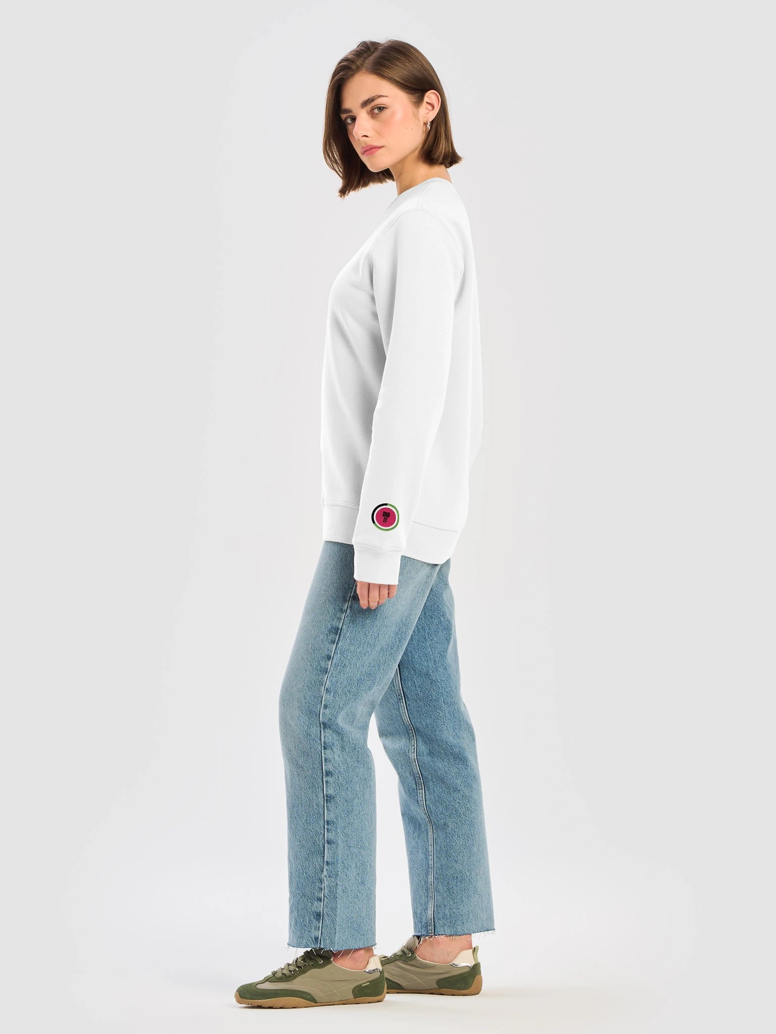 The 1% Better Crew (Premium Stitch White) product image (4)