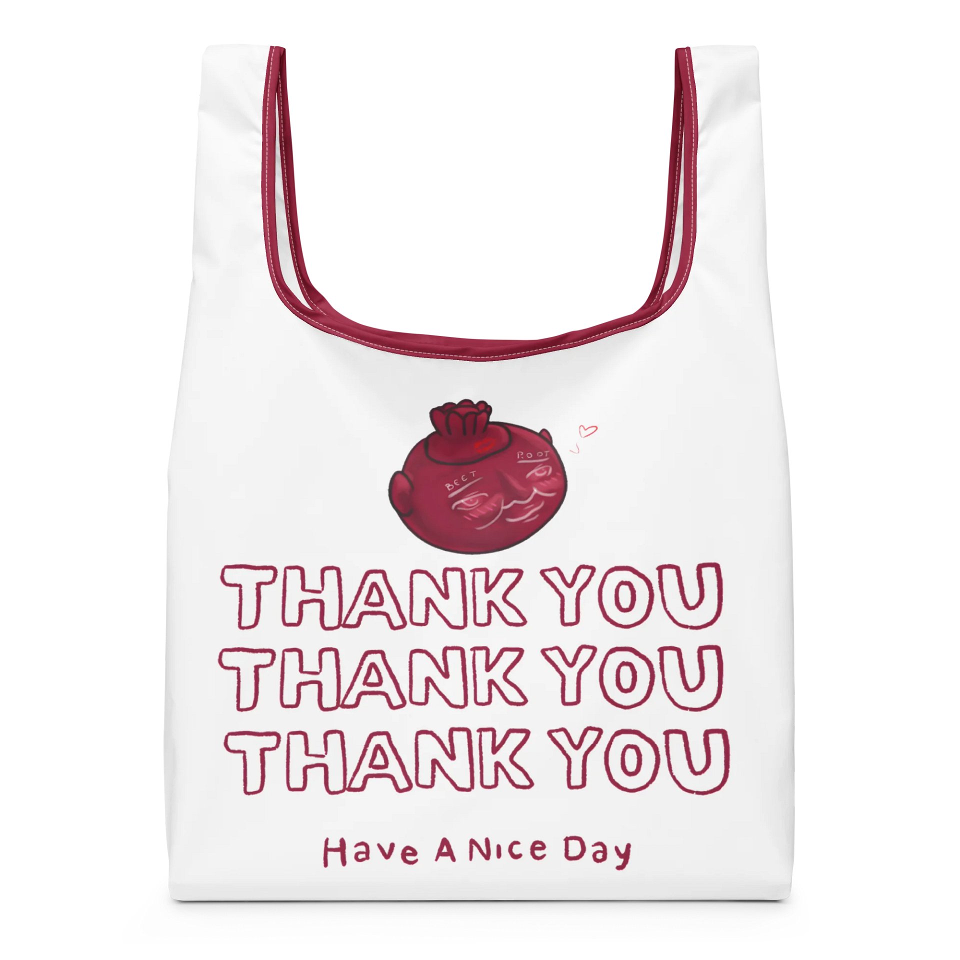 Beet Poot reusable shopping bag product image (6)