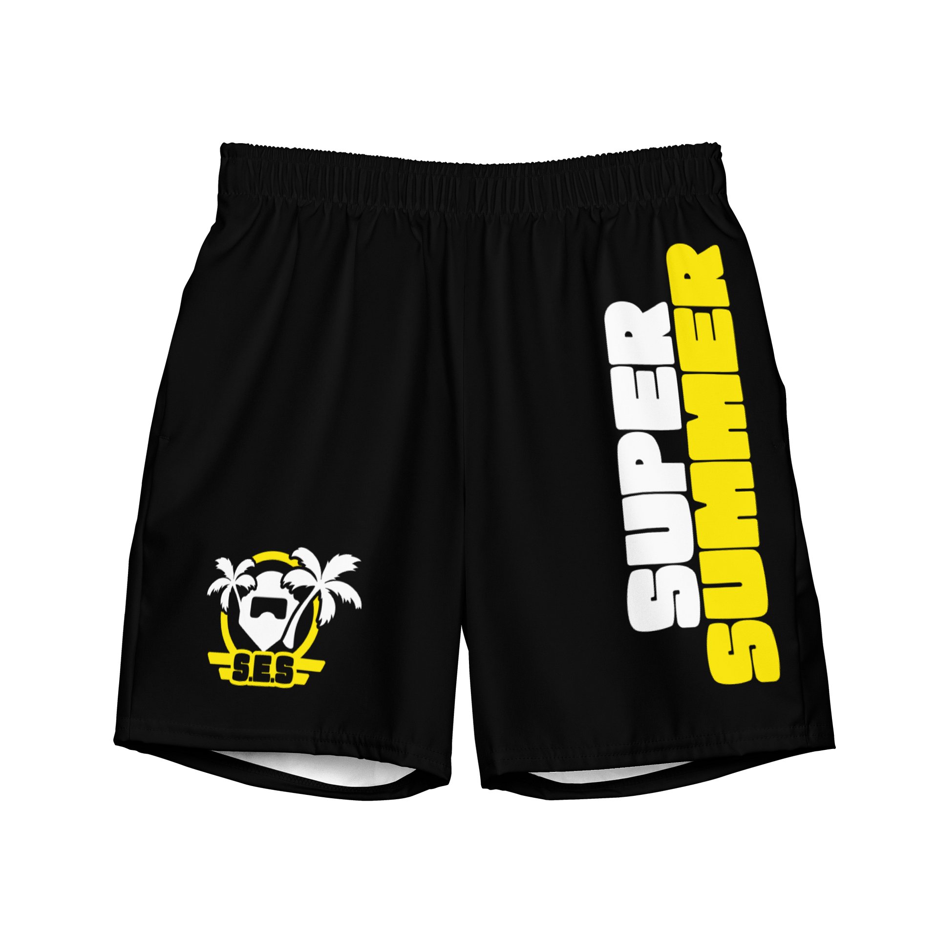 S.E.S Super Summer 26 - Yellow Logo Swimming Trunks product image (1)