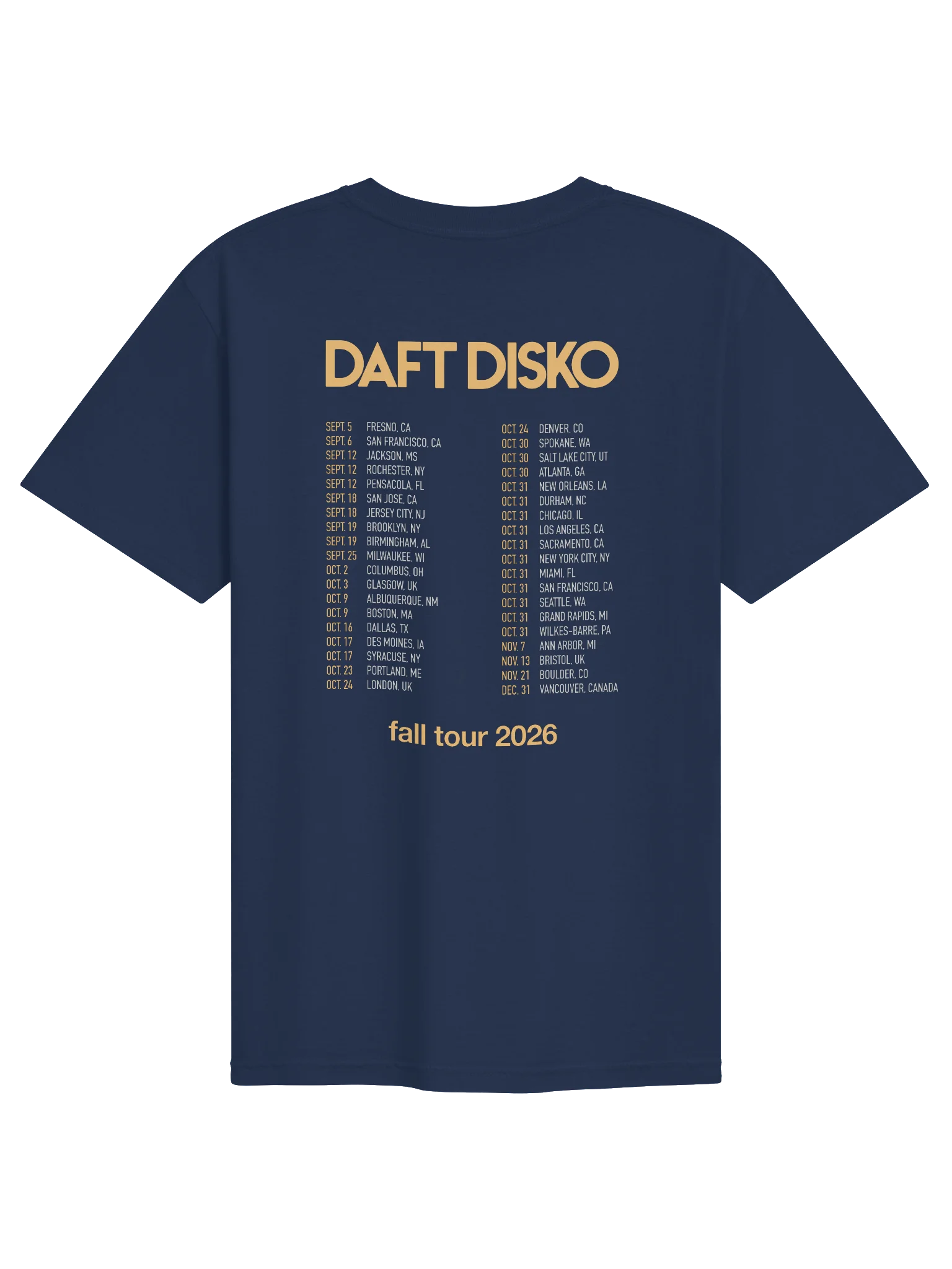 Fall Tour Date 2026 product image (4)