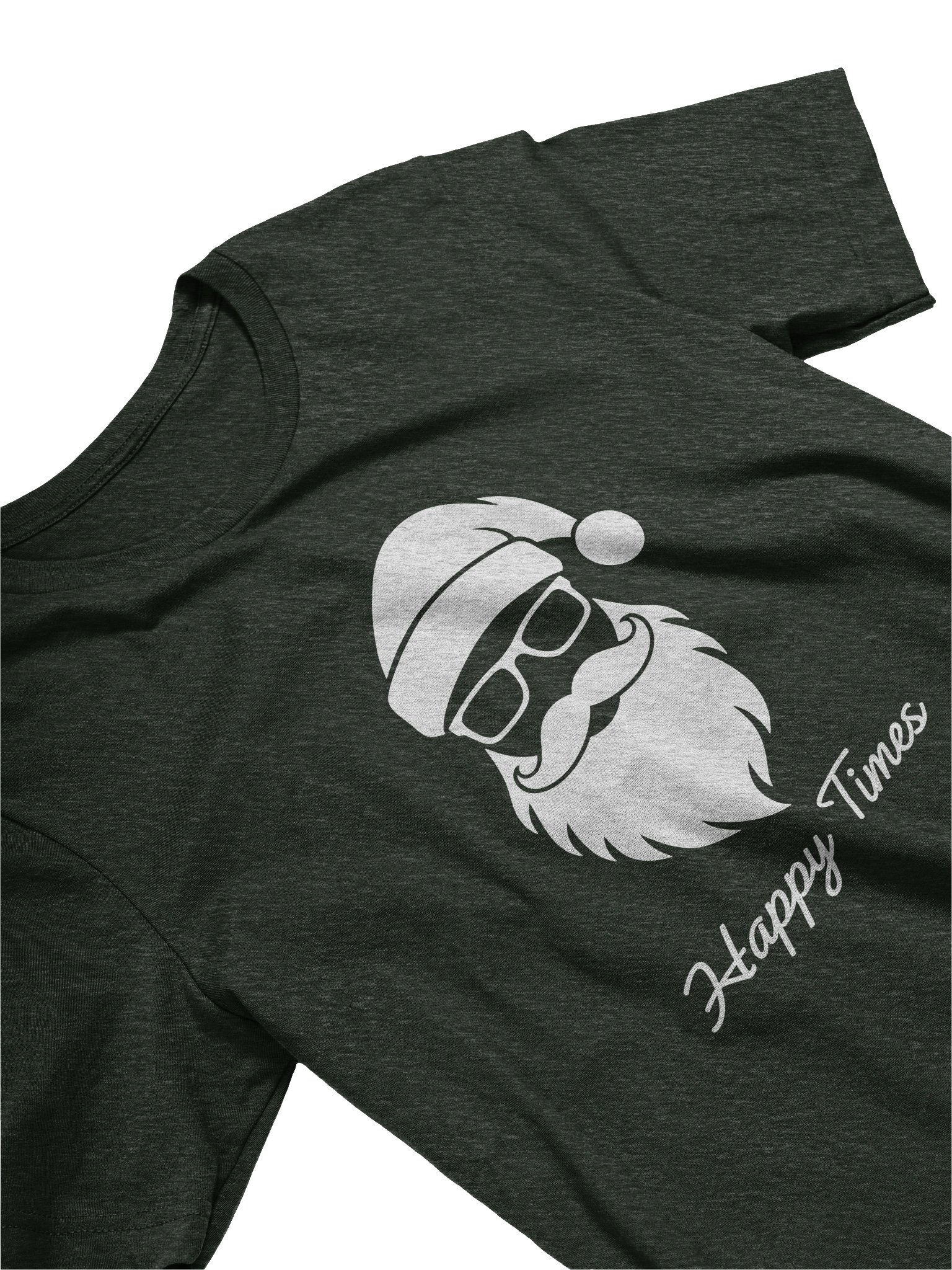 Happy Times Santa T-Shirt – Cool Sunglasses Christmas Tee product image (16)