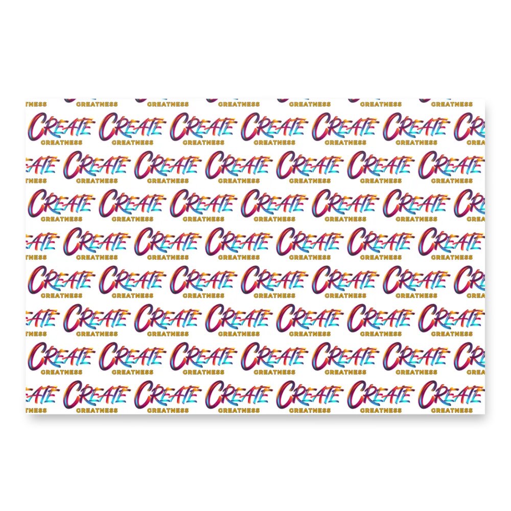 Create Greatness Wrapping Paper Set product image (4)