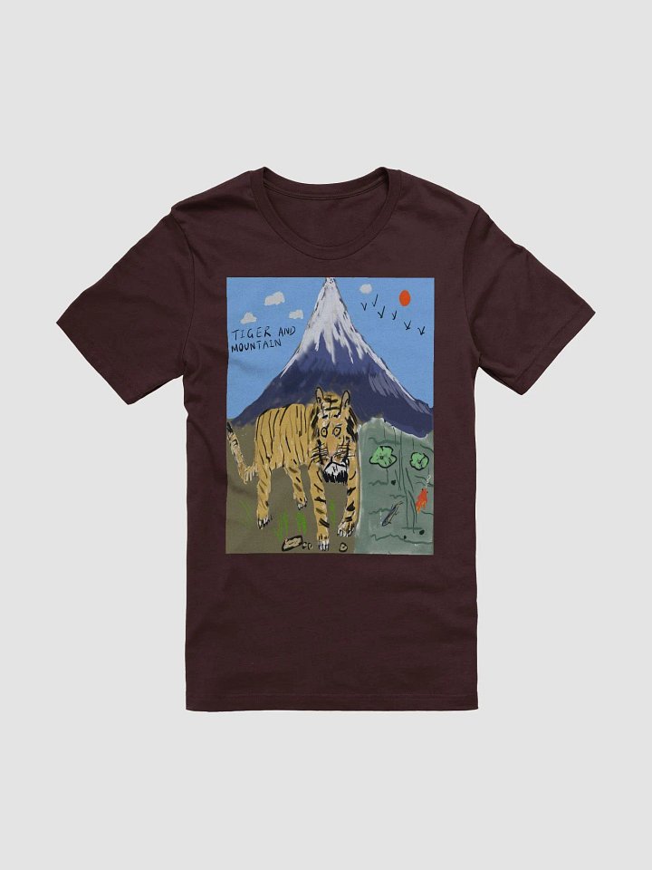 Bella+Canvas Supersoft T-Shirt: tiger and mountain product image (5)