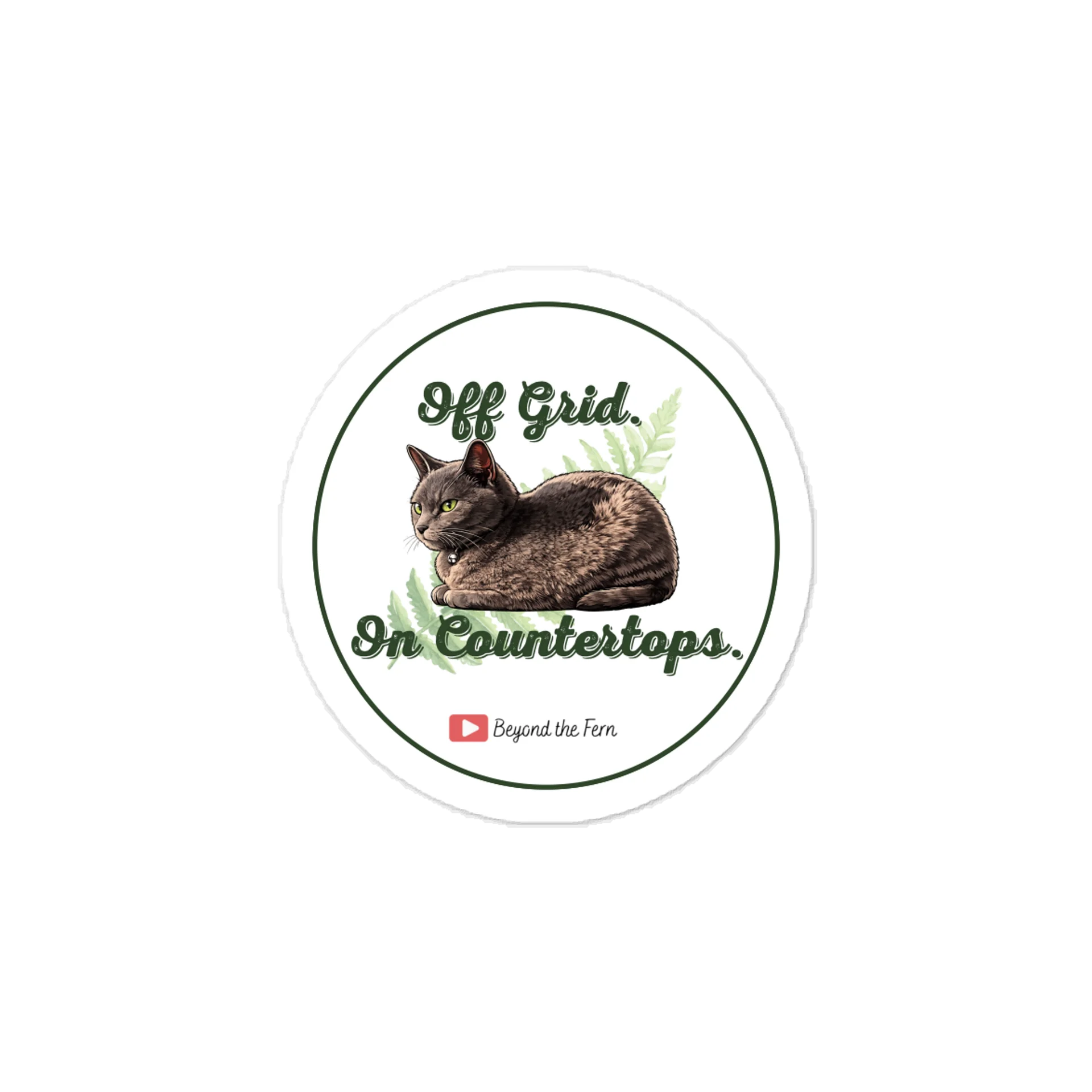 Off Grid. On Countertops. Sticker product image (1)