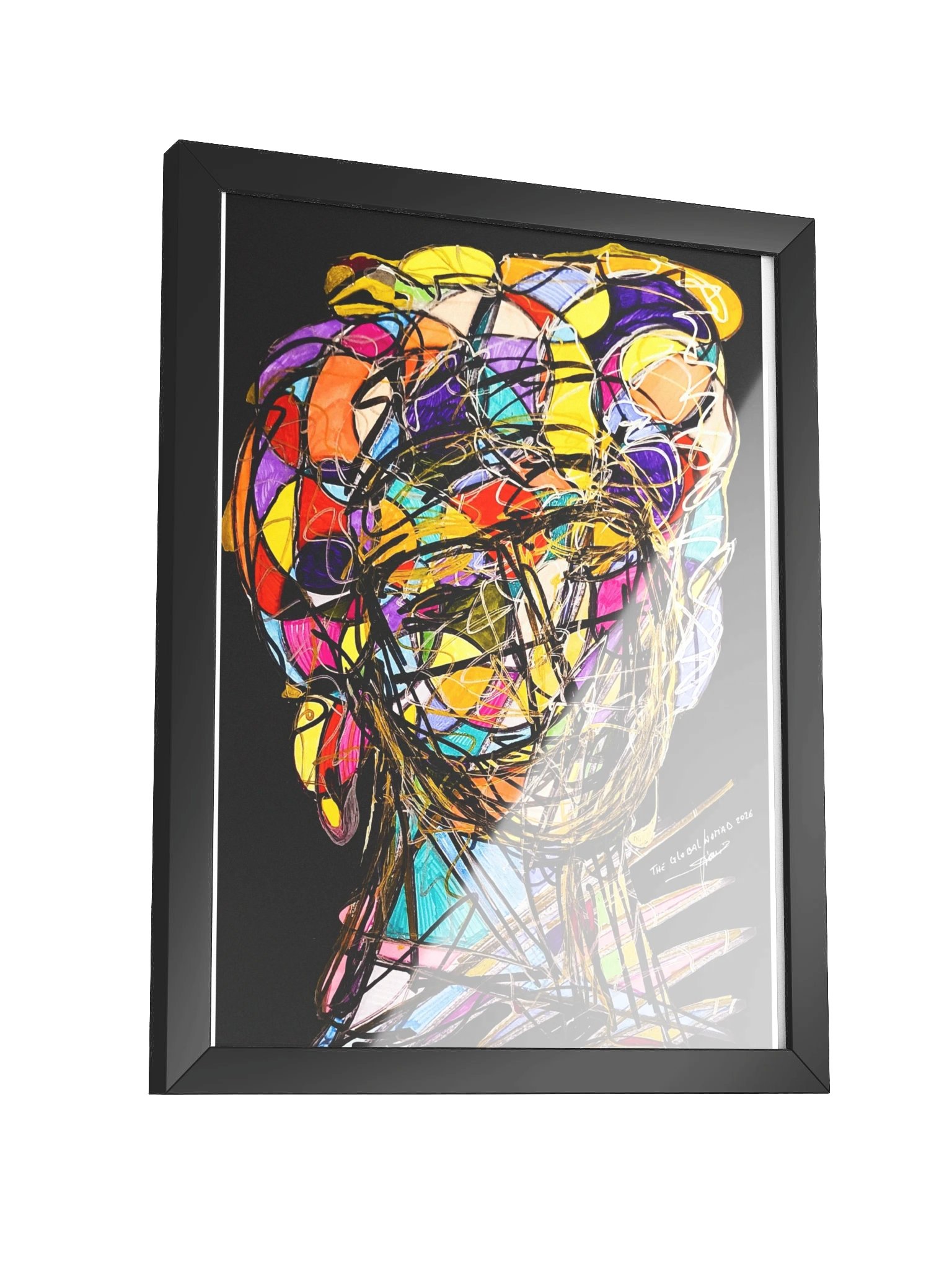The Global Nomad 2026 — Fine Art Print with Frame product image (3)