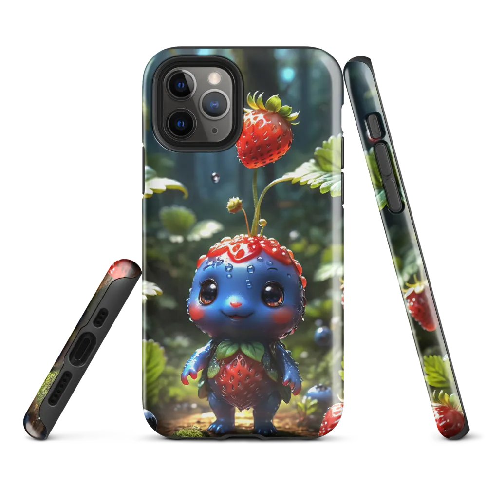 Berry Buddy iPhone Tough Case – Adorable Strawberry Creature Design product image (2)