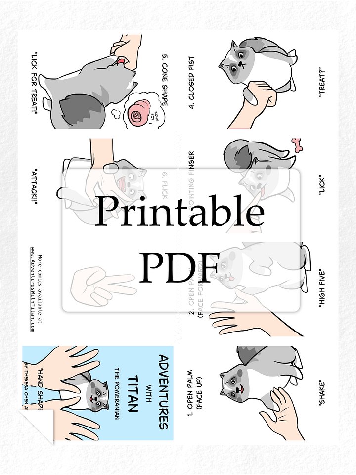 Minizine PDF: Hand Shapes product image (2)