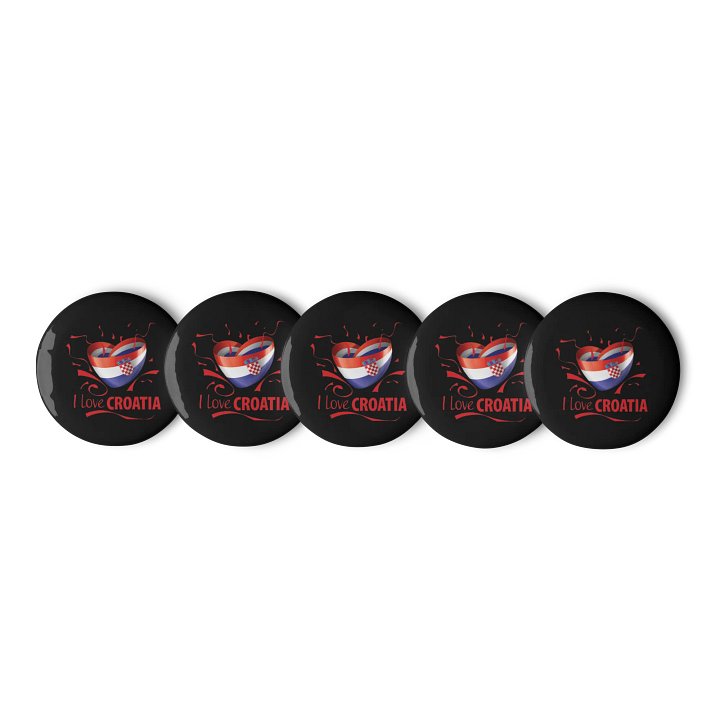 JA VOLIM HRVATSKU - KOMPLET 5 BEDŽEVA product image (1)