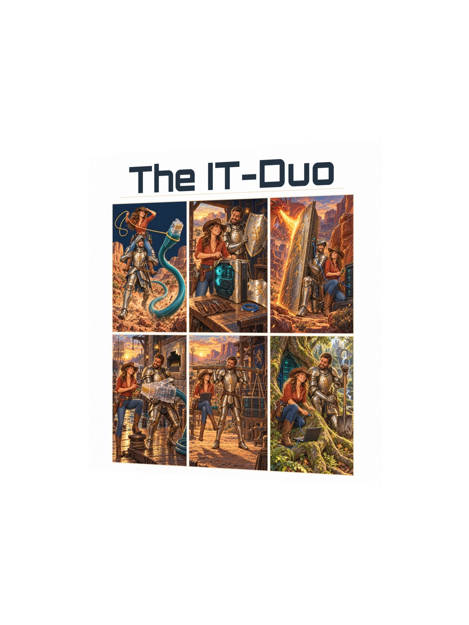 PATB The IT-Duo Collector Grid Matte Poster product image (2)