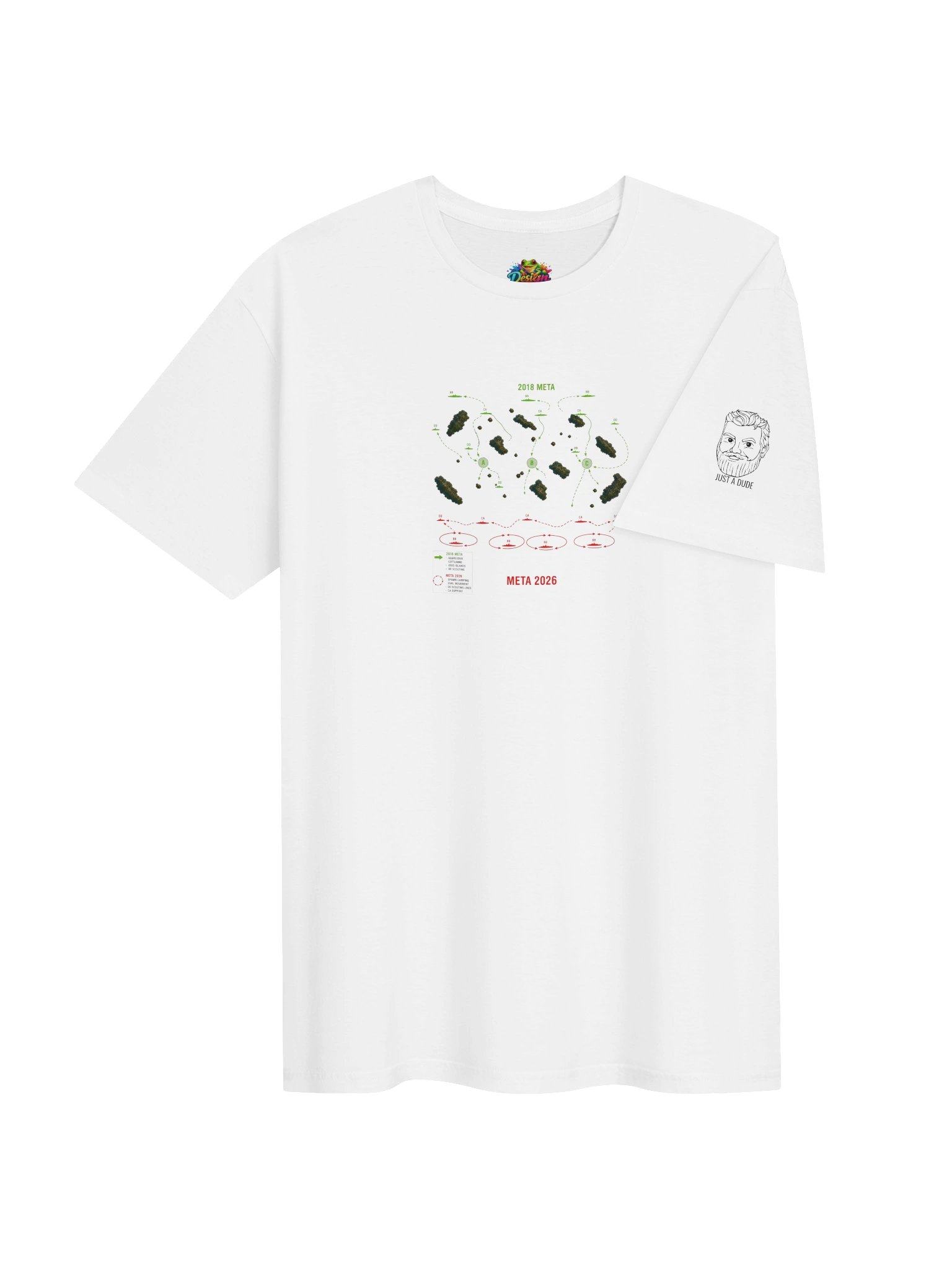 Mini Map Tee White product image (4)