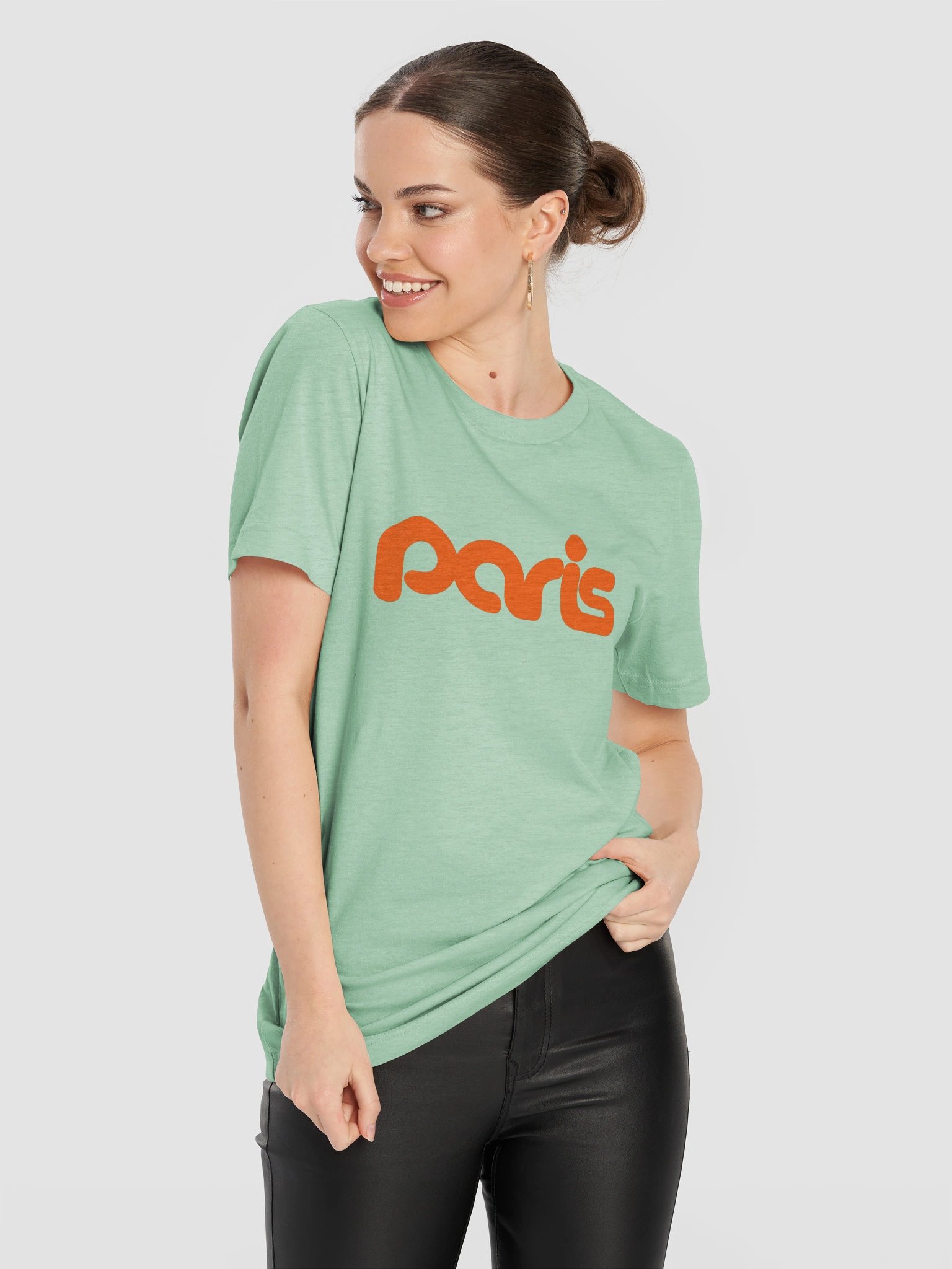 Paris Orange Logo Tee product image (11)