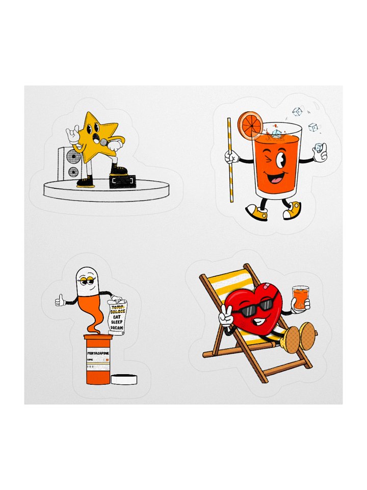 Ego Death Character Stickers product image (1)