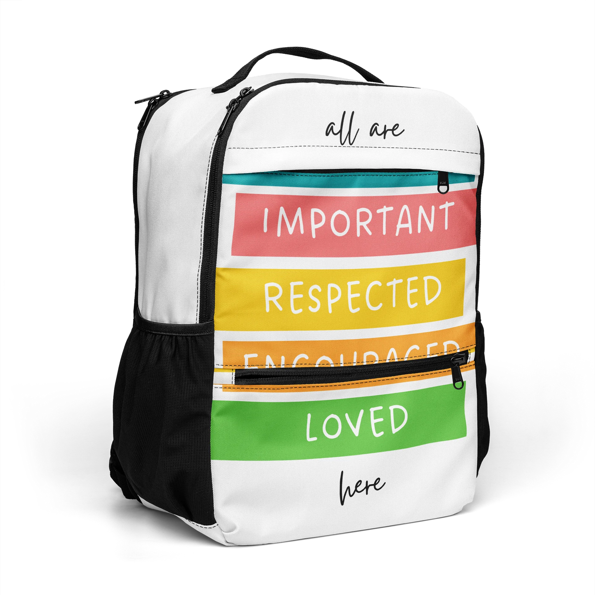 Welcome & Empower All-Over Print Backpack product image (7)