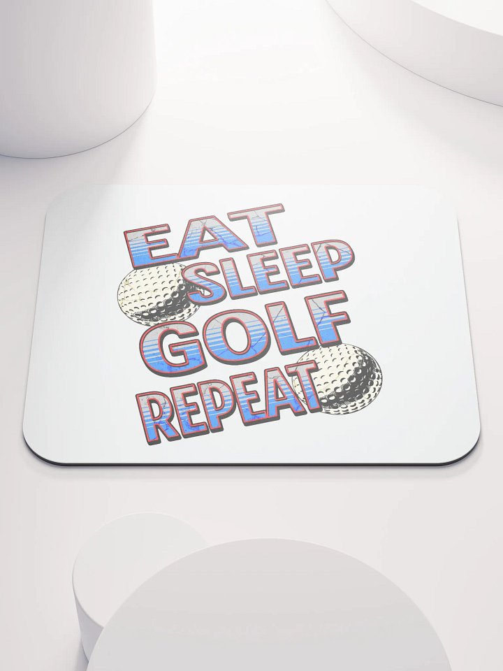 Eat Sleep Golf Repeat Angle Essential Mouse Pad product image (2)