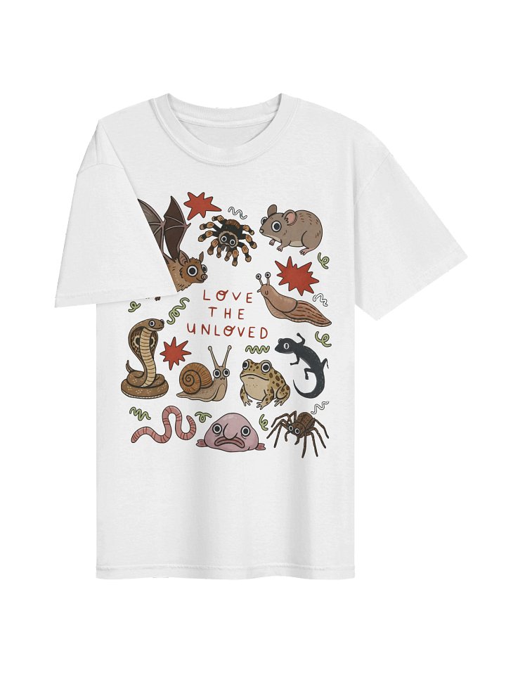Love the Unloved Vintage Graphic Tee, Comfort Colors Weird Animal T-Shirt, Animal Lover Gift, Unisex product image (2)