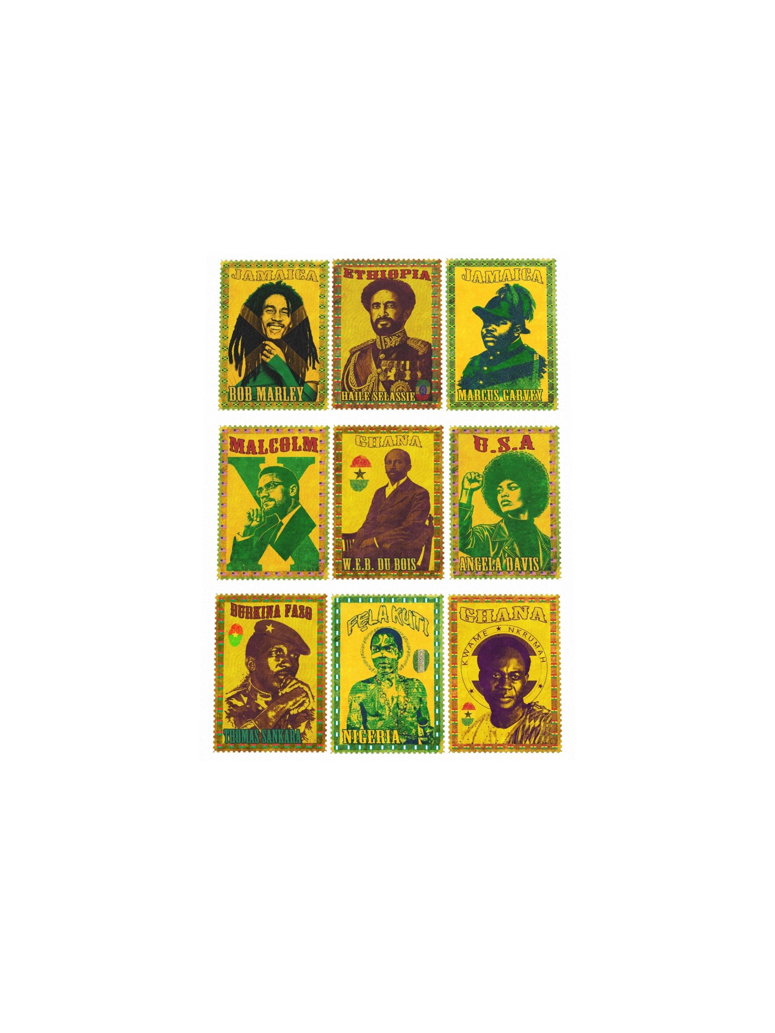 Pan-African Legacy Poster — 9 Icons of African & Diaspora Liberation product image (5)