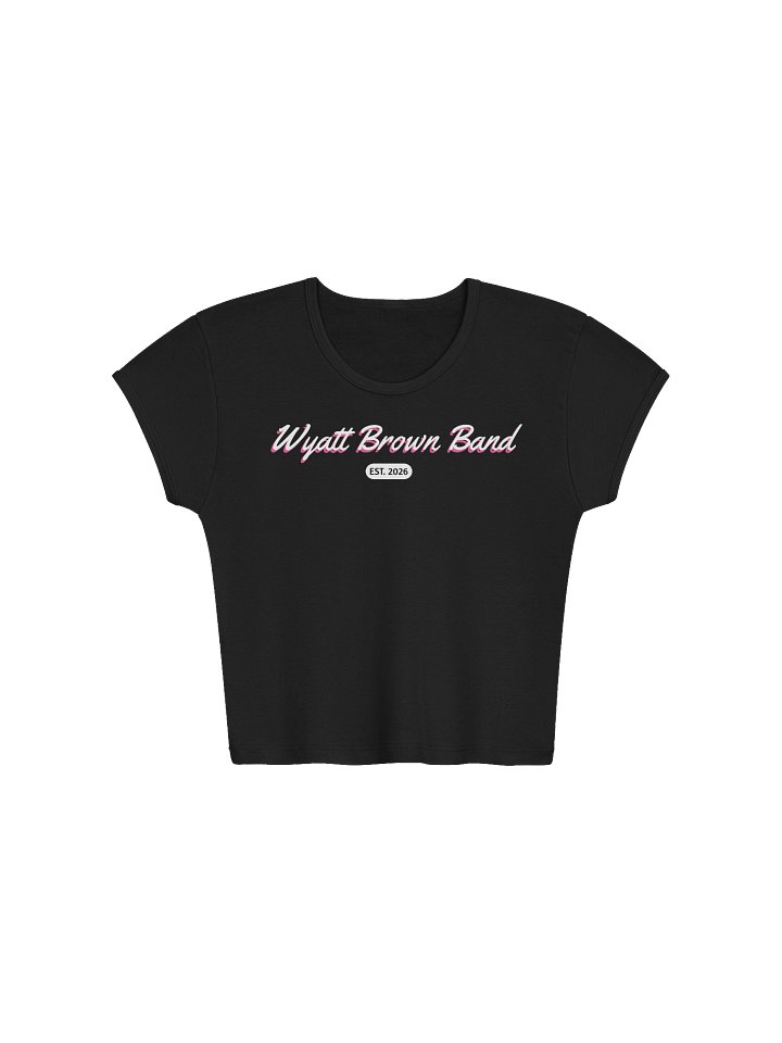 Wyatt Brown Band baby tee crop top product image (2)