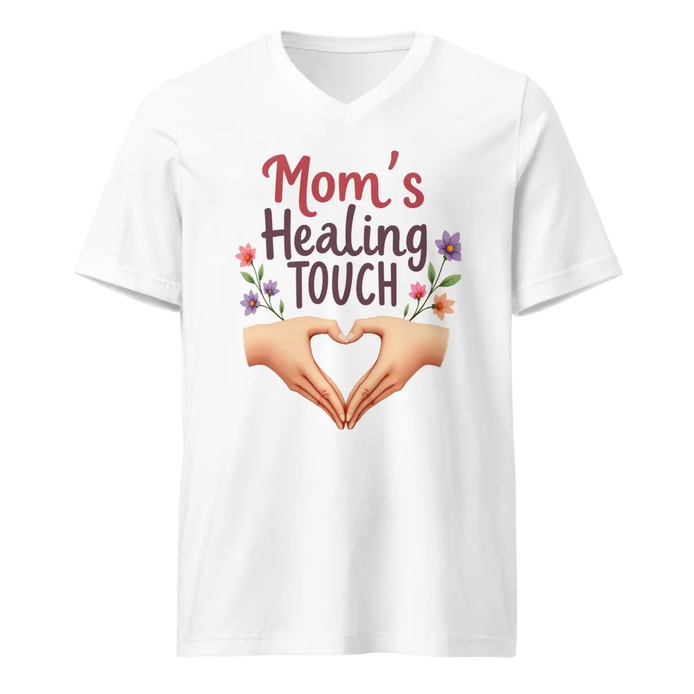 Mom's Healing Touch V-Neck Tee product image (5)