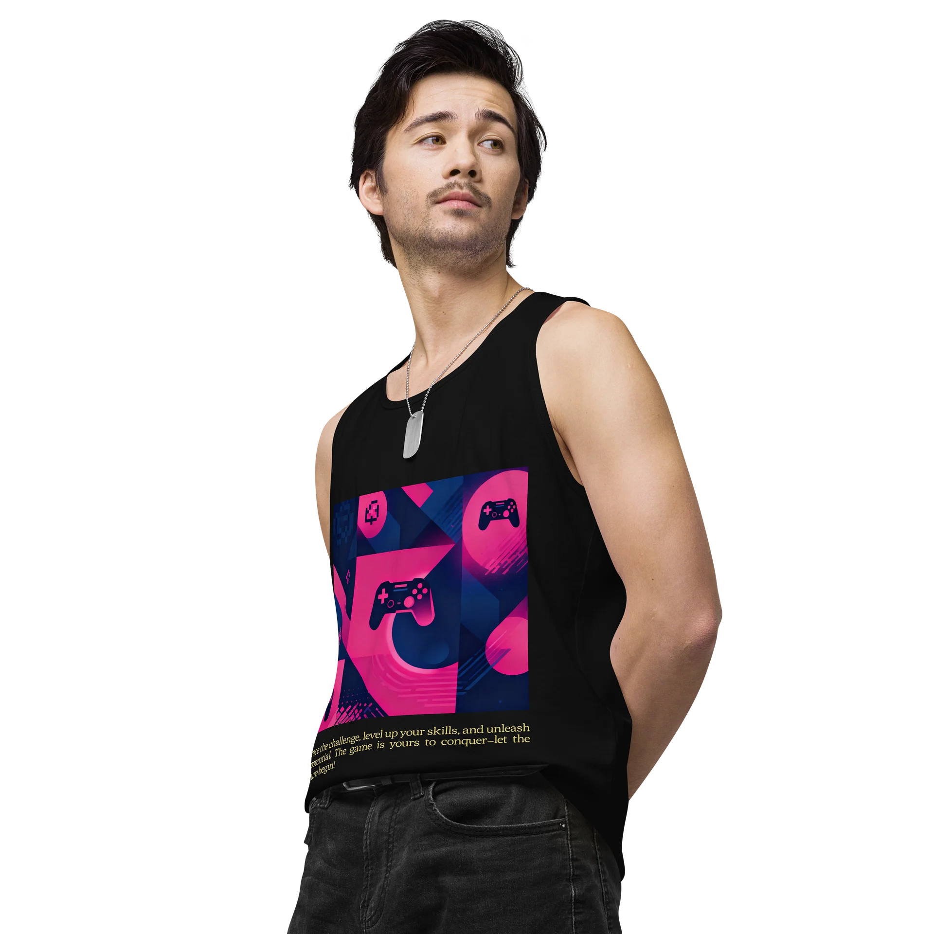 Pixel Power Men's Tank Top product image (4)