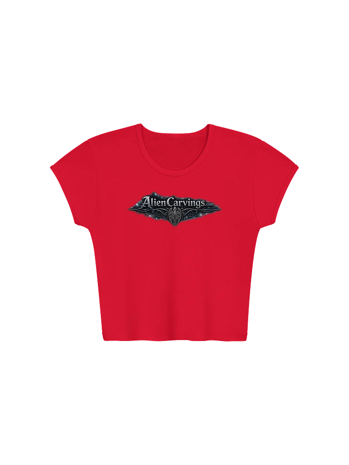 Aliencarvings.com Splash Logo Crop Top product image (1)