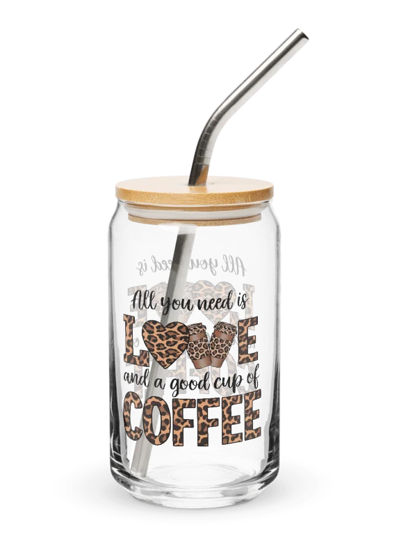 Leopard Love Coffee Can Glass product image (2)