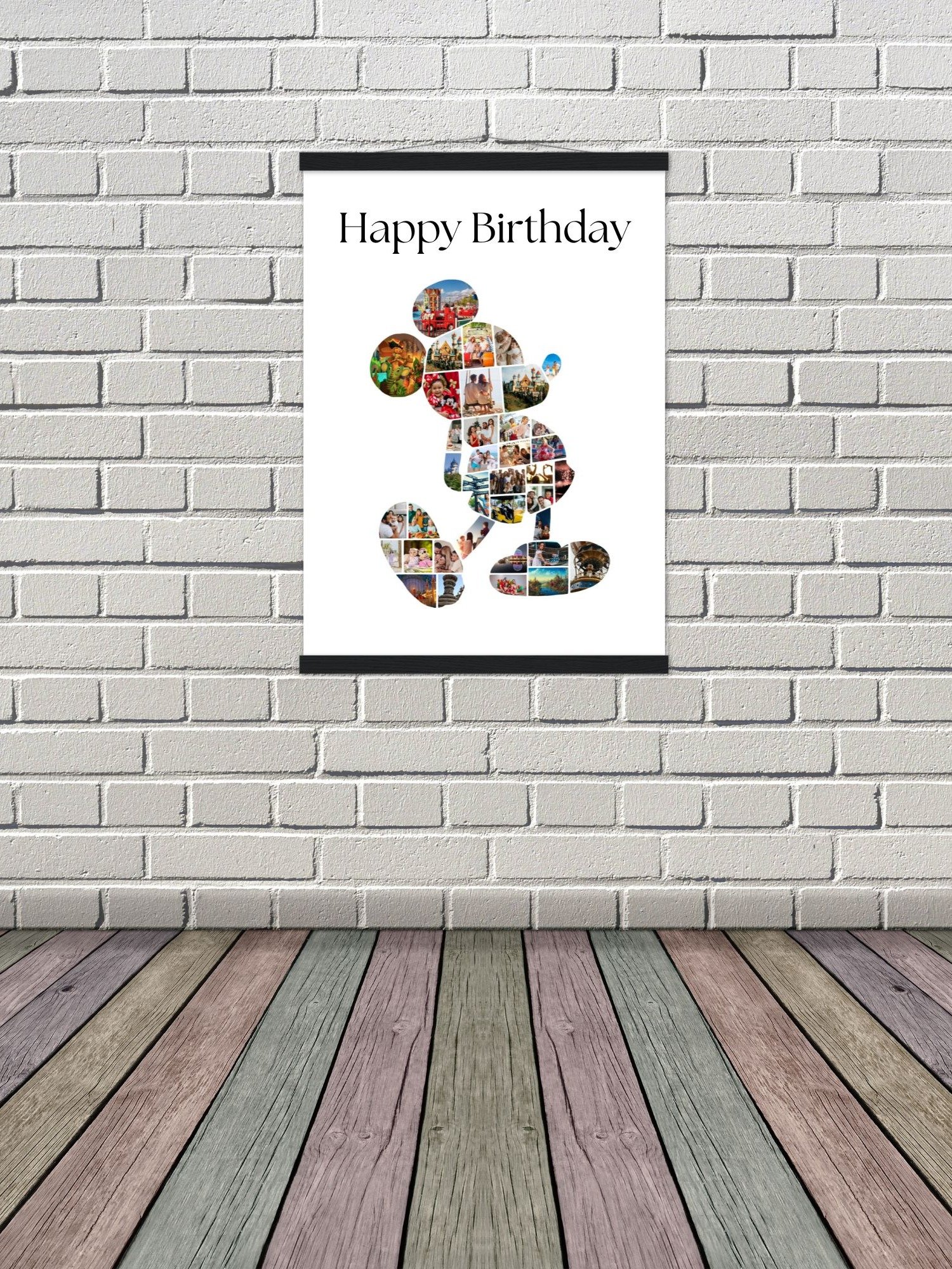 Mouse Silhouette Photo Collage Canva Template product image (6)