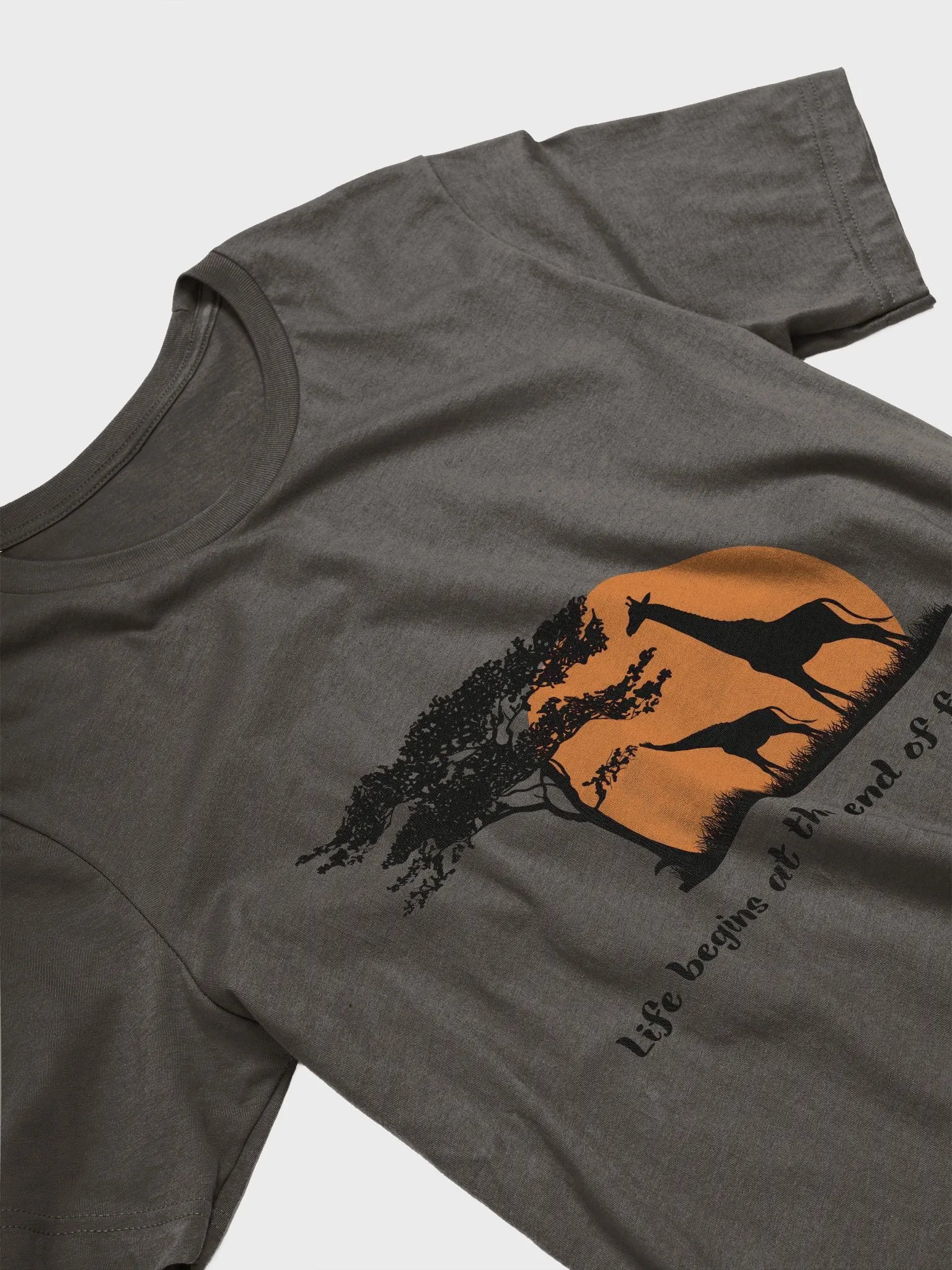 Sunset Giraffes T-Shirt product image (2)