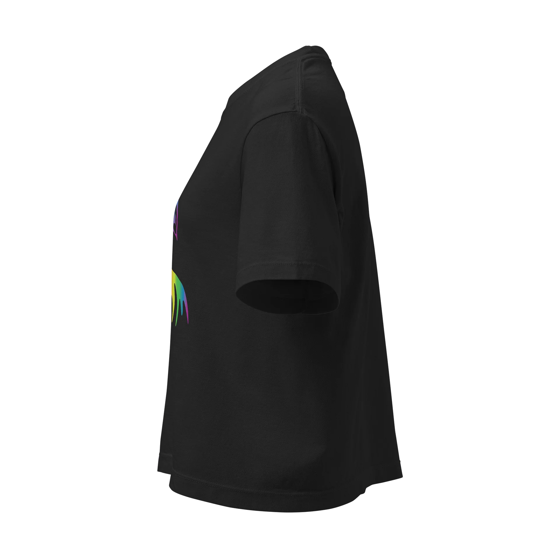 Rainbow Ghost - Ladies Crop product image (4)