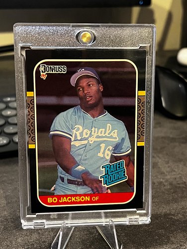 Going through some old boxes tonight and found this awesome Junk Wax Era Bo Jackson Rated Rookie.

You know it’s staying, hel...