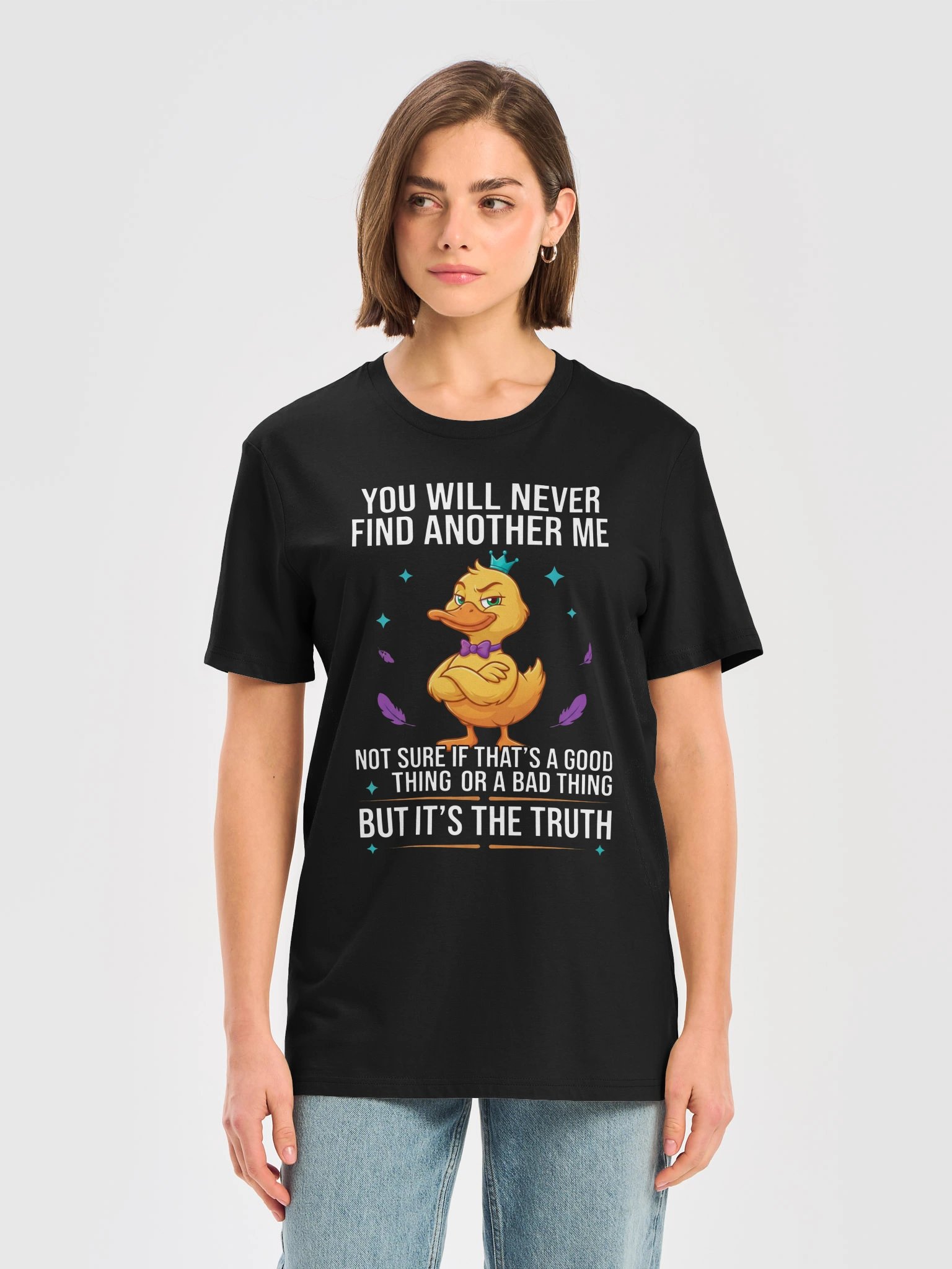 Funny Colorful Duck Sarcastic Quote Design product image (5)