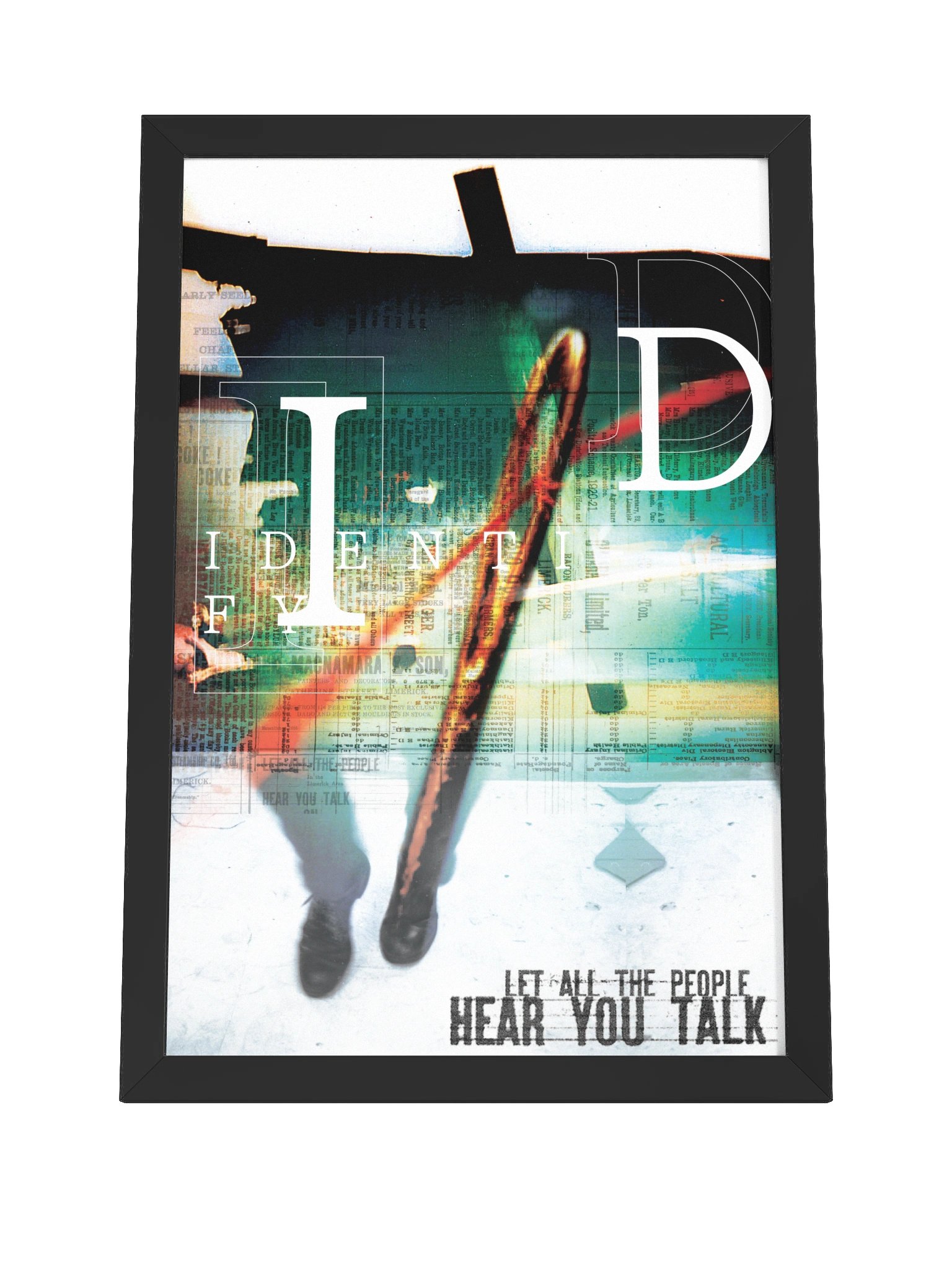 Let ALL the People Hear You Talk Framed Poster product image (7)