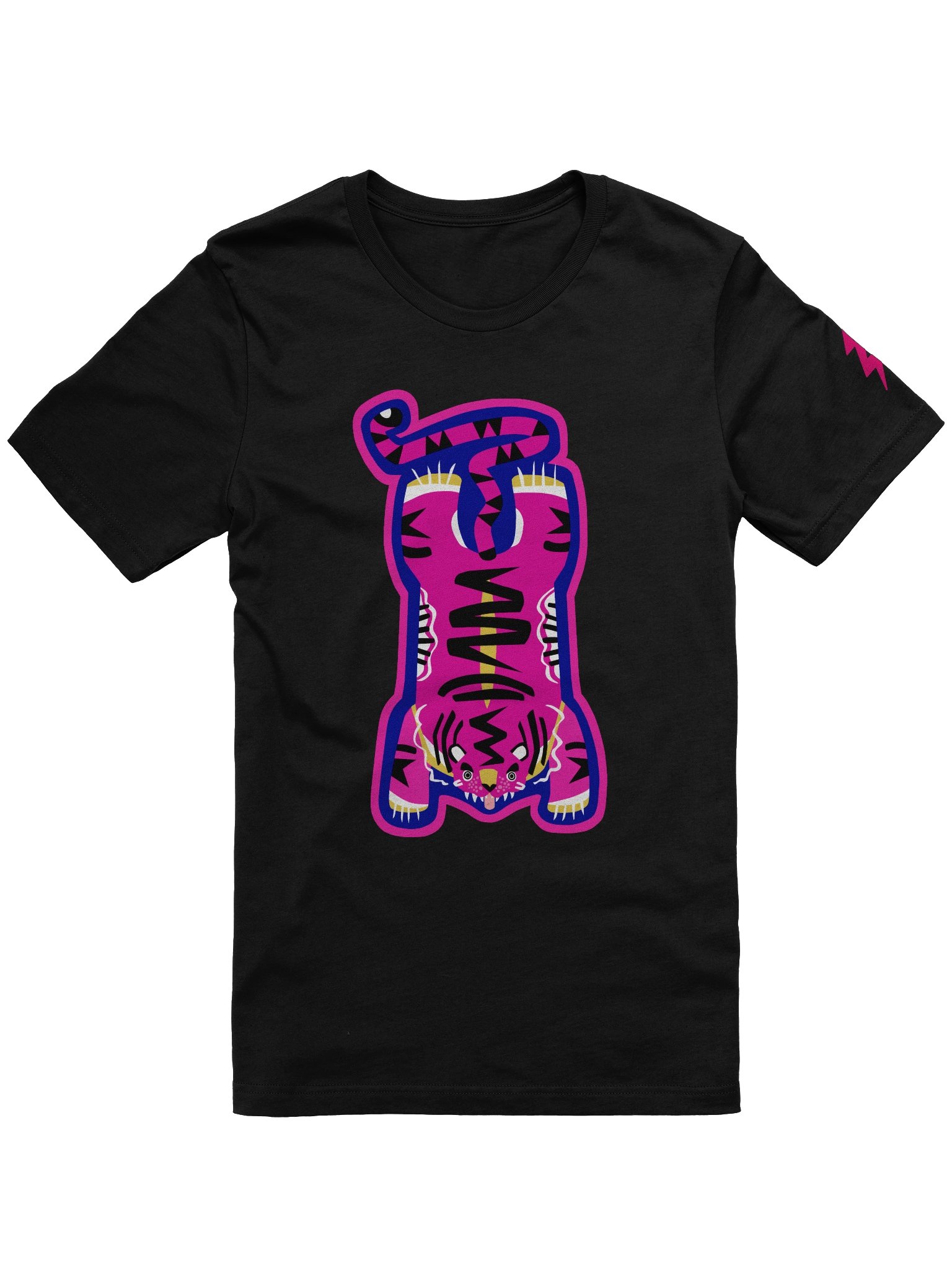 Pink and Blue Tiger - T-Shirt product image (2)
