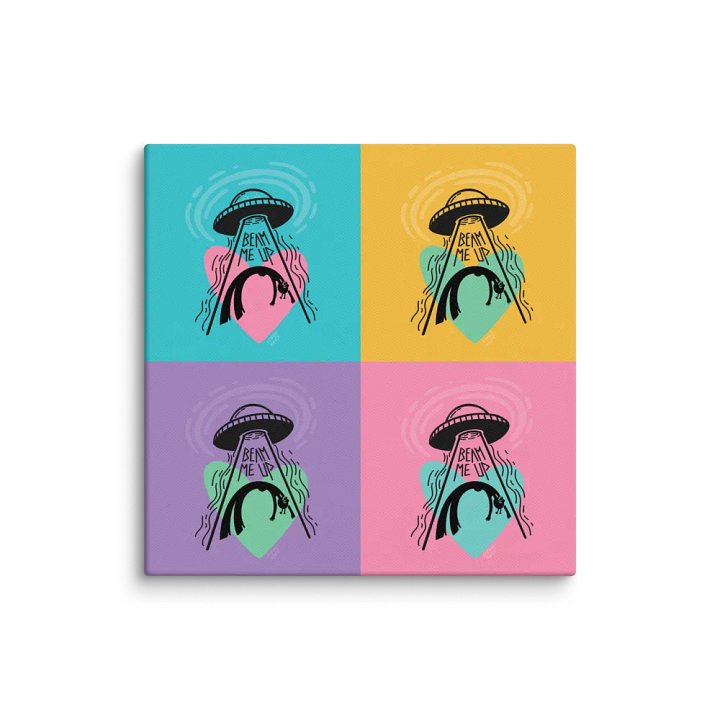 4-Panel Beam Me Up - Printed Canvas product image (1)