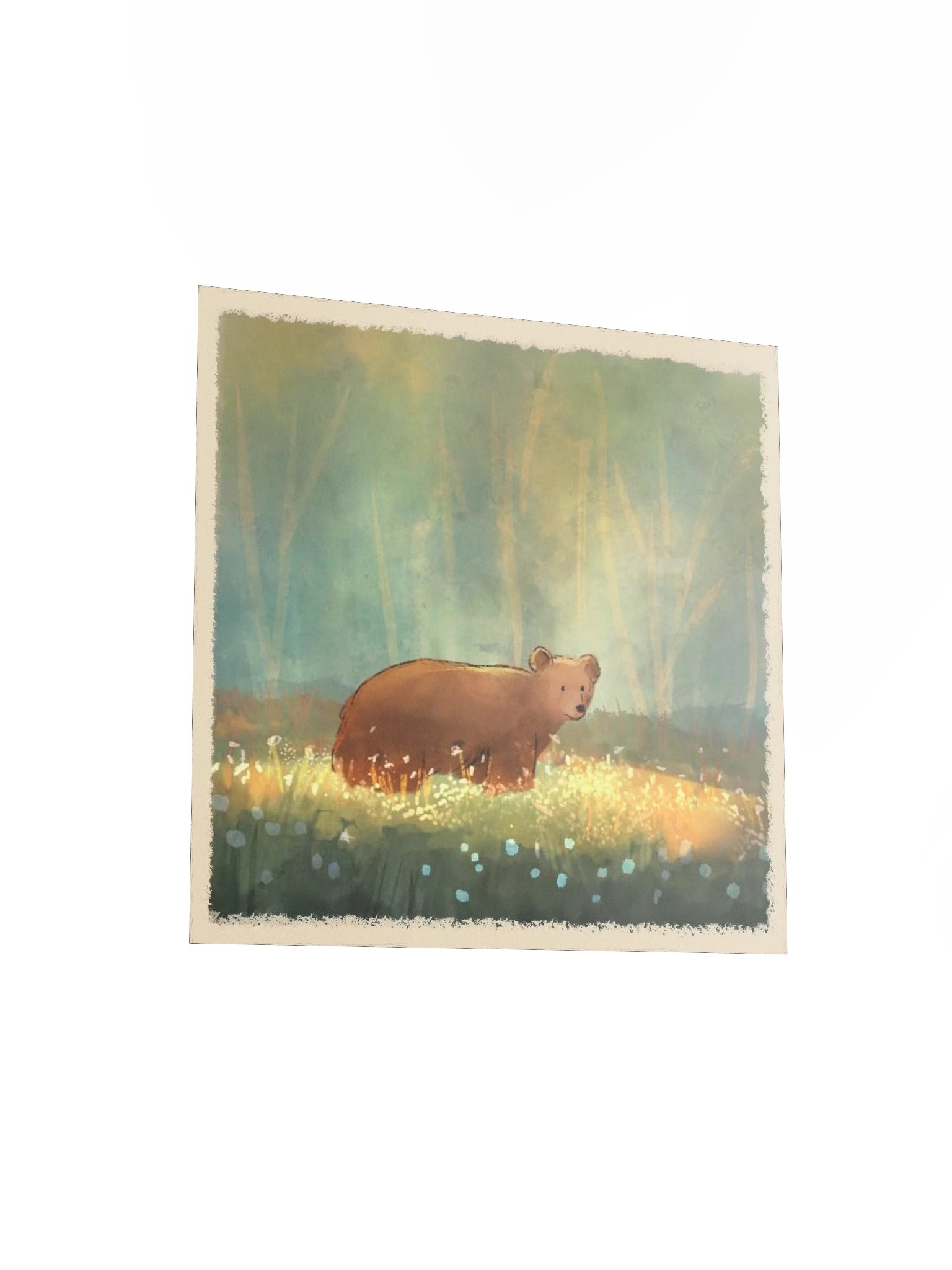 Bear in Meadow Poster product image (6)