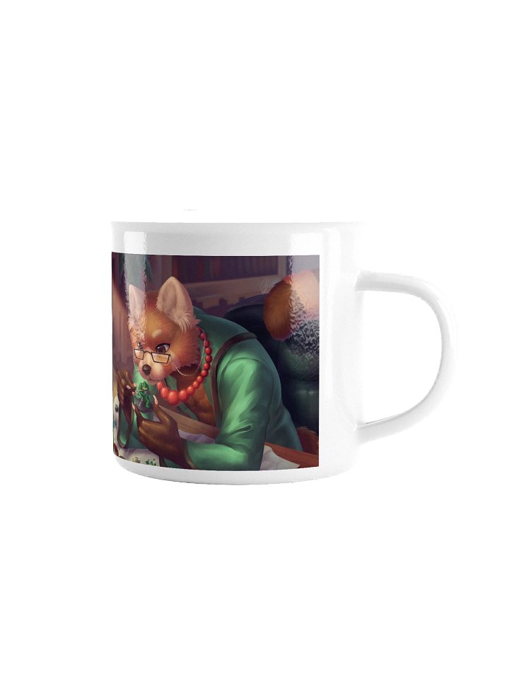 Painterly Panda Enamel Mug product image (1)