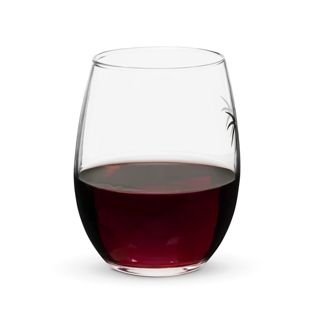 RafaZafar Logo Stemless Wineglass (green aura) product image (8)