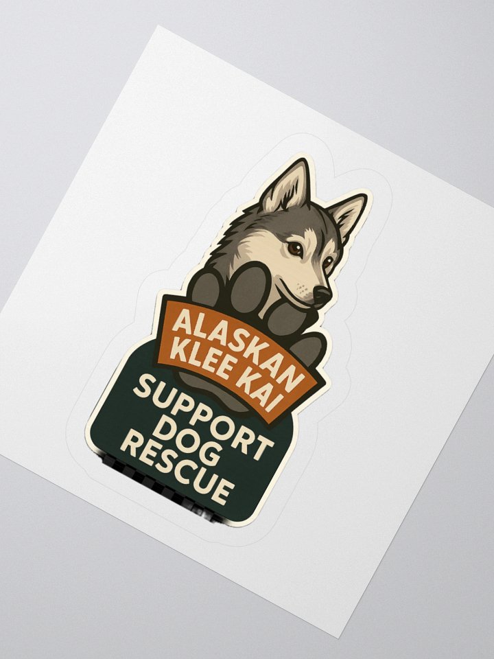 Cordell’s Paw Pack Sticker – Alaskan Klee Kai Rescue Edition (Cordell’s Shelter Collection) product image (4)