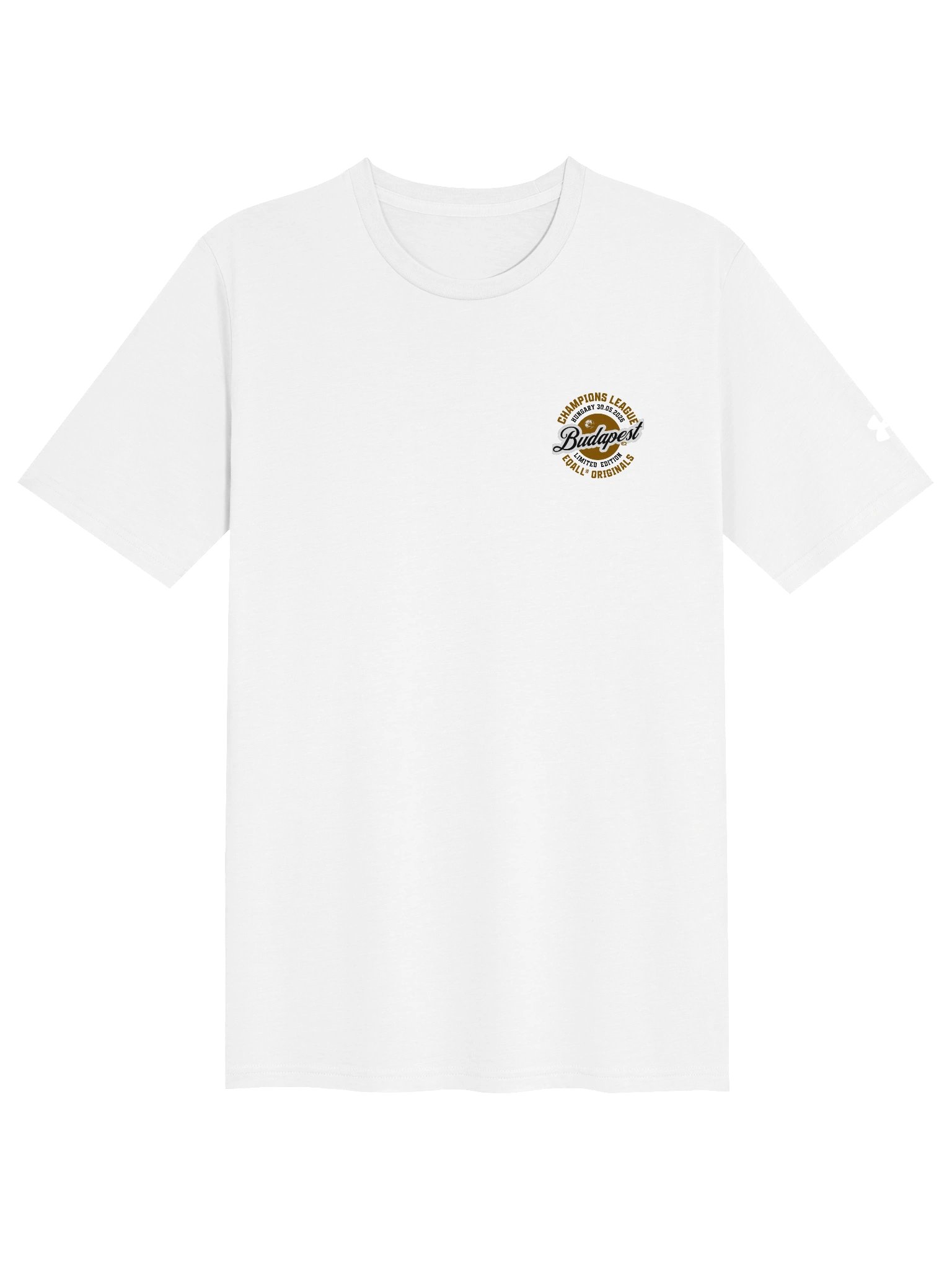 EQALL® ft. Under Armour® Unisex Athletic Tee_Champions League_Golden Blue product image (1)